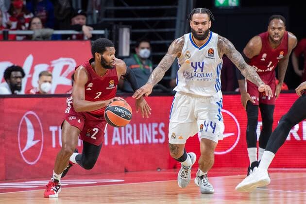 Corey Walden 2 FC Bayern , Jeffery Taylor 44 Real Madrid , FC Bayern Basketball vs Real Madrid, Euroleague, 05 11 2021 Muenchen Bayern Germany Copyright: xkolbert-press UlrichxGamelx