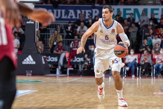 Alberto Abalde Diaz 6 Real Madrid , FC Bayern Basketball vs Real Madrid, Euroleague, 05 11 2021 Munich Bavaria Germany Copyright: xkolbert-press UlrichxGamelx