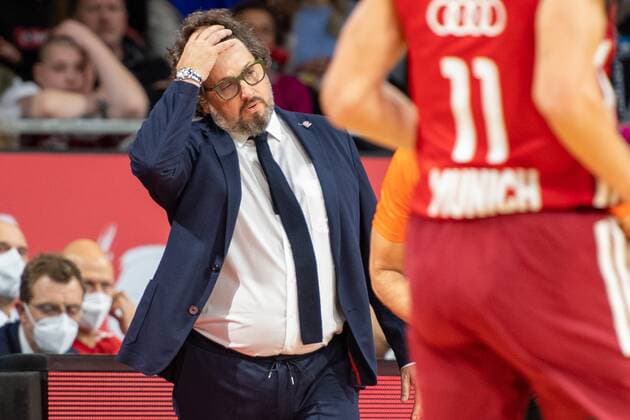 Head Coach Andrea Trinchieri FC Bayern , FC Bayern Basketball vs Real Madrid, Euroleague, 05 11 2021 Munich Bavaria Germany Copyright: xkolbert-press UlrichxGamelx