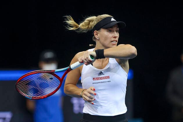 Billie Jean King Cup 2021 Finals, O2 Arena, Prague, Team Germany, Angelique Kerber Tennis Billie Jean King Cup 2021 Finals ITF Davis Cup O2 Arena Prague Czech Republic 1 November 2021 Copyright: xJuergenxHasenkopfx