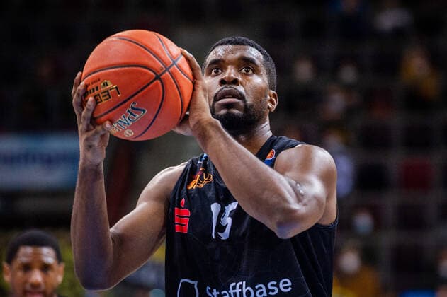 Frantz Massenat NINERS Chemnitz 15 during the BBL match MHP Riesen Ludwigsburg NINERS Chemnitz on 05 11 2021 in Ludwigsburg MHPArena Germany Ludwigsburg 05 11 21 Basketball , 05 11 2021, Ludwigsburg Germany xpxsdx