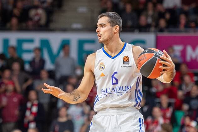 Alberto Abalde Diaz 6 Real Madrid , FC Bayern Basketball vs Real Madrid, Euroleague, 05 11 2021 Munich Bavaria Germany Copyright: xkolbert-press UlrichxGamelx