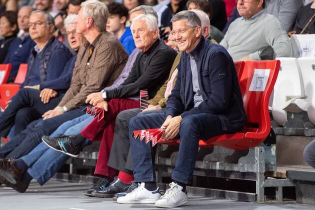 Club President Herbert Hainer FC Bayern Munich , FC Bayern Basketball vs Real Madrid, Euroleague, 05 11 2021 Munich Bavaria Germany Copyright: xkolbert-press UlrichxGamelx