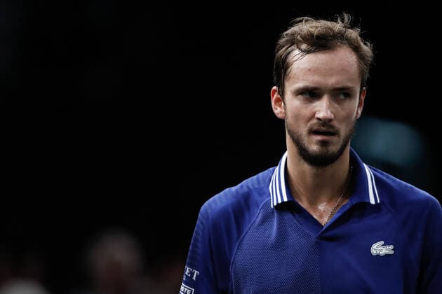 Daniil MEDVEDEV (RUS) TENNIS : Rolex Paris Masters - Quart de finale - 05 11 2021 AurelienMorissard Panoramic 