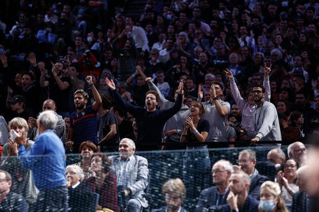 Le public TENNIS : Rolex Paris Masters - Quart de finale - 05 11 2021 AurelienMorissard Panoramic 