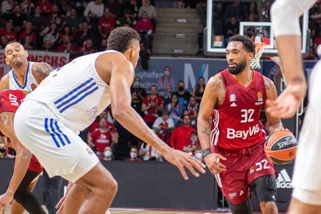 Darrun Hilliard 32 FC Bayern , FC Bayern Basketball vs Real Madrid, Euroleague, 05 11 2021 Munich Bavaria Germany Copyright: xkolbert-press UlrichxGamelx