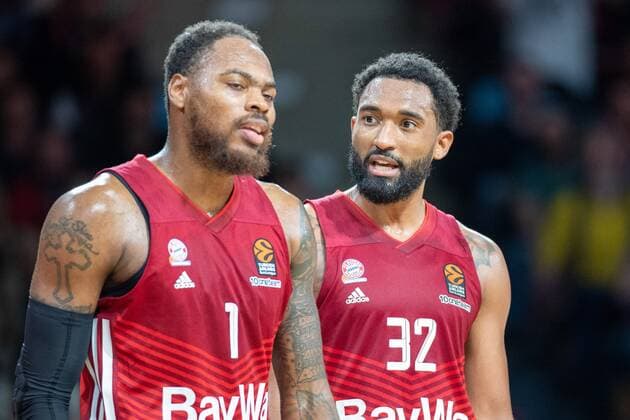 Thomas Deshaun 1 FC Bayern , Darrun Hilliard 32 FC Bayern , FC Bayern Basketball vs Real Madrid, Euroleague, 05 11 2021 Muenchen Bayern Germany Copyright: xkolbert-press UlrichxGamelx
