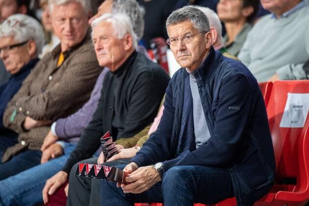Club President Herbert Hainer FC Bayern Munich , FC Bayern Basketball vs Real Madrid, Euroleague, 05 11 2021 Munich Bavaria Germany Copyright: xkolbert-press UlrichxGamelx