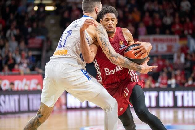 Vincent Poirier 17 Real Madrid , Augustine Rubit 21 FC Bayern , FC Bayern Basketball vs Real Madrid, Euroleague, 05 11 2021 Muenchen Bayern Germany Copyright: xkolbert-press UlrichxGamelx