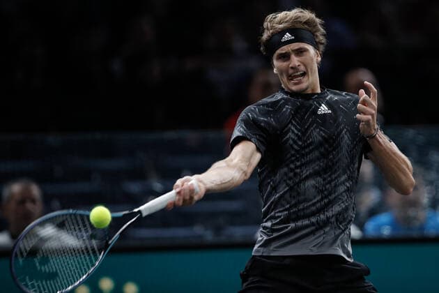 Alexander ZVEREV (GER) TENNIS : Rolex Paris Masters - Quart de finale - 05 11 2021 AurelienMorissard Panoramic 