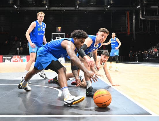 05 11 2021 Basketball Season 2021 2022 2 Bundesliga Pro A 08 Matchday Nürnberg Falcons Basketball Club NBC PS Karlsruhe Lions AlSch Stanley Mace Whittaker Jr 11, Karlsruhe Lions Matthew Jon Freeman 9, Karlsruhe Lions.