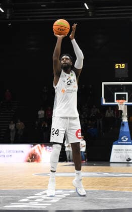 05 11 2021 Basketball Season 2021 2022 2 Bundesliga Pro A 08 Matchday Nürnberg Falcons Basketball Club NBC PS Karlsruhe Lions AlSch Roland L Amour Nyama 24, Nürnberg Falcons BC NBC