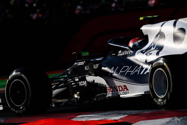 10 GASLY Pierre (fra), Scuderia AlphaTauri Honda AT02, action during the Formula 1 Gran Premio De La Ciudad De Mexico 2021, Mexico City Grand Prix, 18th round of the 2021 FIA Formula One World Championship, WM, Weltmeisterschaft from November 5 to 7, 2021 on the Autodromo Hermanos Rodriguez, in Mexico City, Mexico - F1 - MEXICO CITY GRAND PRIX 2021 DPPI Panoramic  20211105_GOODEN_FGO00435