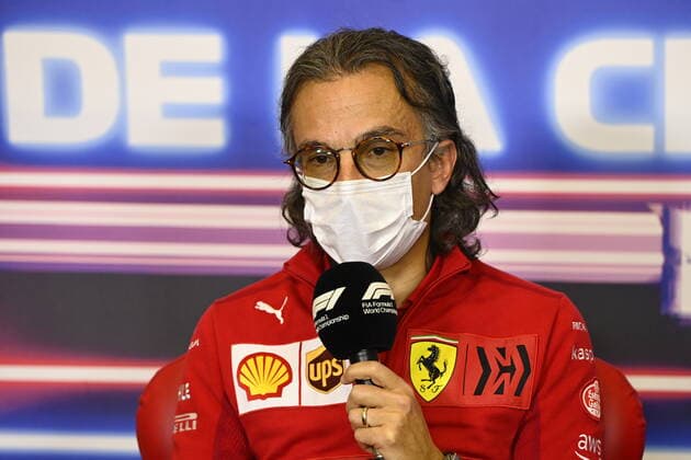 F1 Grand Prix of Mexico Laurent Mekies (FRA, Scuderia Ferrari Mission Winnow), F1 Grand Prix of Mexico at Autodromo Hermanos Rodriguez on November 5, 2021 in Mexico City, Mexico. (Photo by Mark Sutton LAT Motorsport Images FIA Pool via HOCH ZWEI) Mexico City Mexico Poolfoto HOCH ZWEI Pool Motorsport Images ,EDITORIAL USE ONLY