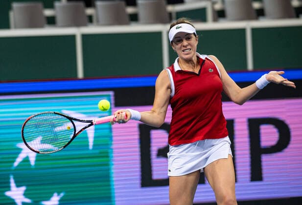2021 Billie Jean King Cup Finals Russia USA Semifinal Match 2 Anastasia Pavlyuchenkova RUS 2021 Billie Jean King Cup Finals