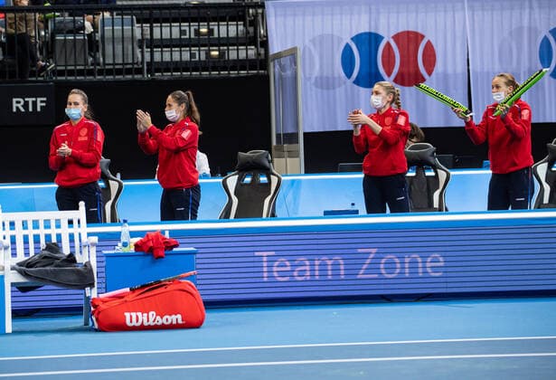 2021 Billie Jean King Cup Finals Russia USA Semifinal Match 2 Team RUS 2021 Billie Jean King Cup Finals