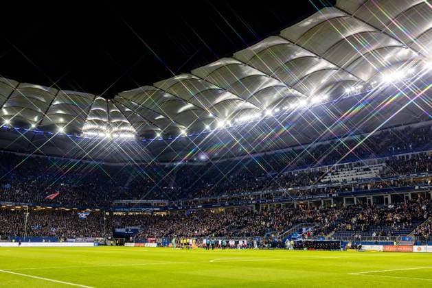 Hamburg, 16 October 2021 Football, 2 Bundesliga 2021 22, Hamburger SV Fortuna Düsseldorf Overview of Hamburg Volksparkstadion, home ground of HSV DFL REGULATIONS PROHIBIT ANY USE OF PHOTOGRAPHS AS IMAGE SEQUENCES AND OR QUASI VIDEO