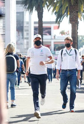 77 Valtteri Bottas FIN, Mercedes AMG Petronas F1 Team , F1 Grand Prix of Mexico at Autodromo Hermanos Rodriguez on November 6, 2021 in Mexico City, Mexico Photo by HOCH ZWEI Mexico City Mexico
