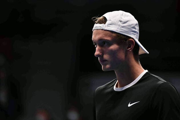 IPP20211106 Tennis: ATP, Tennis Herren Challenger Tour, Internazionali di Bergamo 2021, Jiri Lehecka (Cze) (Verwendung nur in Deutschland - GERMANY ONLY) *** IPP20211106 Tennis ATP Challenger Tour, Internazionali di Bergamo 2021, Jiri Lehecka Cze Use only in Germany GERMANY ONLY 