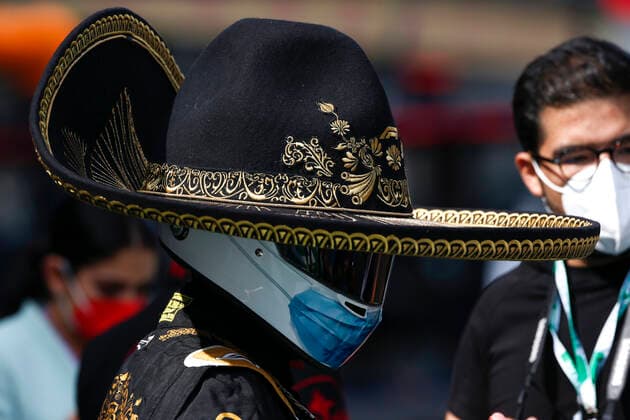 Day of the Dead Performer, F1 Grand Prix of Mexico at Autodromo Hermanos Rodriguez on November 6, 2021 in Mexico City, Mexico Photo by HOCH ZWEI Mexico City Mexico