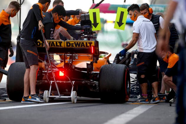 3 Daniel Ricciardo AUS, McLaren F1 Team , F1 Grand Prix of Mexico at Autodromo Hermanos Rodriguez on November 6, 2021 in Mexico City, Mexico Photo by HOCH ZWEI Mexico City Mexico