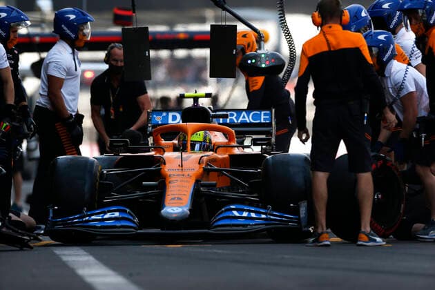 4 Lando Norris GBR, McLaren F1 Team , F1 Grand Prix of Mexico at Autodromo Hermanos Rodriguez on November 6, 2021 in Mexico City, Mexico Photo by HOCH ZWEI Mexico City Mexico