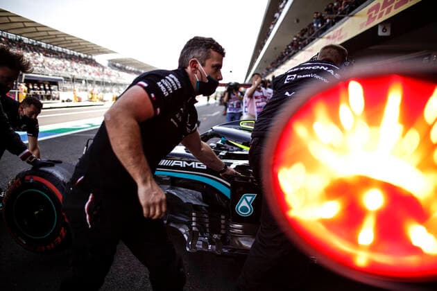 77 Valtteri Bottas FIN, Mercedes AMG Petronas F1 Team , F1 Grand Prix of Mexico at Autodromo Hermanos Rodriguez on November 6, 2021 in Mexico City, Mexico Photo by HOCH ZWEI Mexico City Mexico