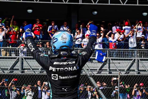 BOTTAS Valtteri (fin), Mercedes AMG F1 GP W12 E Performance, portrait pole position during the Formula 1 Gran Premio De La Ciudad De Mexico 2021, Mexico City Grand Prix, 18th round of the 2021 FIA Formula One World Championship, WM, Weltmeisterschaft from November 5 to 7, 2021 on the Autodromo Hermanos Rodriguez, in Mexico City, Mexico - F1 - MEXICO CITY GRAND PRIX 2021 DPPI Panoramic  20211106_MX2_5932