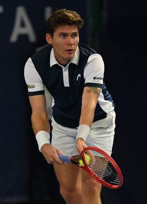 07 11 2021 Tennis ATP Challenger Tour Challenger Eckental Int German Tennis Indoor Championships Final Daniel Masur GER