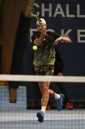 07 11 2021 Tennis ATP Challenger Tour Challenger Eckental Int German Tennis Indoor Championships Final Final Maxime Cressy USA