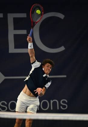 07 11 2021 Tennis ATP Challenger Tour Challenger Eckental Int German Tennis Indoor Championships Final Daniel Masur GER