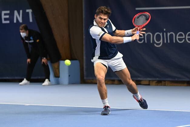07 11 2021 Tennis ATP Challenger Tour Challenger Eckental Int German Tennis Indoor Championships Final Daniel Masur GER