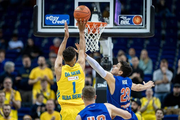 Basketball Berlin 07 11 2021 Season 2021 2022 EasyCredit BBL 1 Bundesliga Alba Berlin Syntainics MBC Weißenfels bbal01 Goran Huskic MBC, No 23