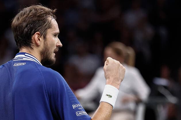 Daniil MEDVEDEV (RUS) TENNIS : Rolex Paris Masters - Finale - 07 11 2021 AurelienMorissard Panoramic 