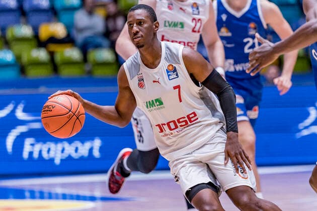 easyCredit BBL, Fraport Skyliners vs Brose Bamberg, Frankfurt, Fraport Arena, 7 11 2021 Shannon Scott Brose Bamberg 7 , Fraport Skyliners vs Brose Bamberg, Frankfurt, Fraport Arena, 7 11 2021 Copyright: xBEAUTIFULxSPORTS Gawlikx