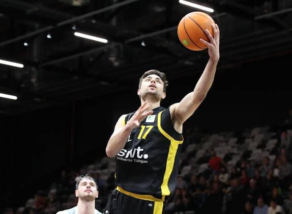 07 11 2021 Basketball Season 2021 2022 2 Bundesliga Pro A 07 Matchday Nuremberg Falcons Basketball Club NBC Tigers Tuebingen DaMa Mateo Seric 17, Tigers Tuebingen, Tigers Tuebingen Freisteller Einzelbild