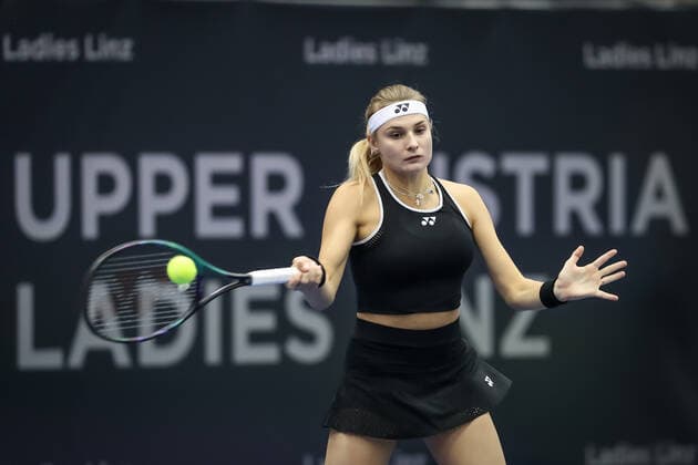 TENNIS - WTA, Tennis Damen Upper Austria Ladies Linz LINZ,AUSTRIA,07.NOV.21 - TENNIS - WTA Tour, Upper Austria Ladies Linz. Image shows Dayana Yastremska (UKR).  GEPAxpictures xManfredxBinder