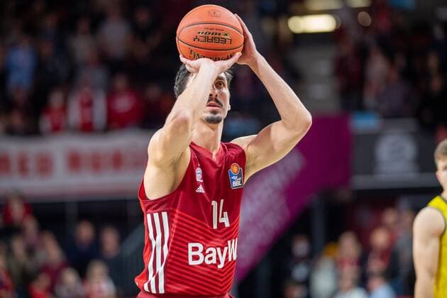Nihad Dedovic 14 FC Bayern , FC Bayern Basketball vs EWE Baskets Oldenburg, easyCredit BBL, 07 11 2021 Muenchen Bayern Germany Copyright: xkolbert-press UlrichxGamelx