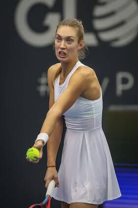 TENNIS - WTA, Tennis Damen Upper Austria Ladies Linz LINZ,AUSTRIA,07.NOV.21 - TENNIS - WTA Tour, Upper Austria Ladies Linz. Image shows Tereza Mihalikova (SVK).  GEPAxpictures xManfredxBinder