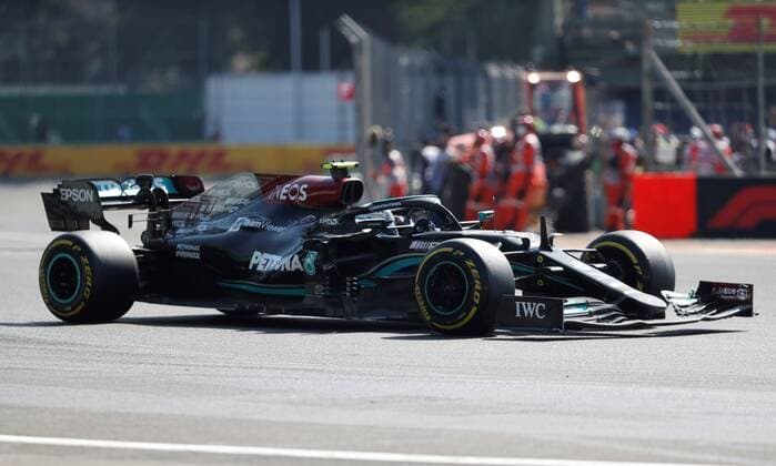 Finnish Valtteri Bottas of Mercedes competes today, in the Formula One Grand Prix of Mexico that takes place at the Hermanos Rodriguez racetrack, in Mexico City, Mexico, 07 November 2021. EFE Mario Guzman Formula One Grand Prix of Mexico !ACHTUNG: NUR REDAKTIONELLE NUTZUNG!  Copyright: xMarioxGuzmanx AME5375 20211107-47df477d262f58bfbdb291c99fb90f109c3aec85