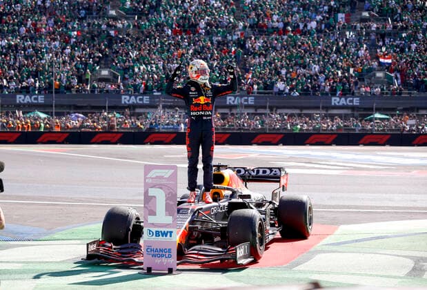 33 Max Verstappen NED, Red Bull Racing , F1 Grand Prix of Mexico at Autodromo Hermanos Rodriguez on November 7, 2021 in Mexico City, Mexico Photo by HOCH ZWEI Mexico City Mexico