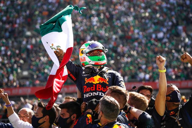 11 Sergio Perez MEX, Red Bull Racing , F1 Grand Prix of Mexico at Autodromo Hermanos Rodriguez on November 7, 2021 in Mexico City, Mexico Photo by HOCH ZWEI Mexico City Mexico