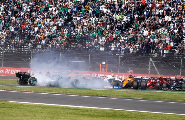 Start, 77 Valtteri Bottas FIN, Mercedes AMG Petronas F1 Team , F1 Grand Prix of Mexico at Autodromo Hermanos Rodriguez on November 7, 2021 in Mexico City, Mexico Photo by HOCH ZWEI Mexico City Mexico