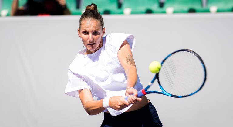 Mandatory Credit: Photo by Rob Prange Shutterstock (12593268k) Karolina Pliskova of the Czech Republic during practice ahead of the 2021 Akron WTA, Tennis Damen Finals Guadalajara WTA tennis tournament 2021 Akron WTA Finals Guadalajara Sunday Pre-Event - 07 Nov 2021 2021 Akron WTA Finals Guadalajara Sunday Pre-Event - 07 Nov 2021  Copyright: xRobxPrange Shutterstockx 12593268k