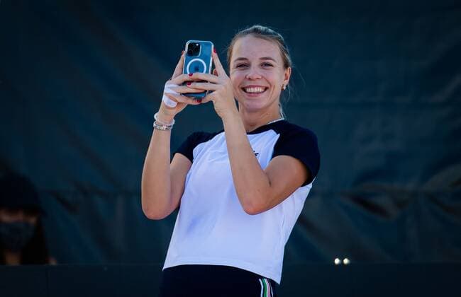 Mandatory Credit: Photo by Rob Prange Shutterstock (12593268bl) Anett Kontaveit of Estonia during practice ahead of the 2021 Akron WTA, Tennis Damen Finals Guadalajara WTA tennis tournament 2021 Akron WTA Finals Guadalajara Sunday Pre-Event - 07 Nov 2021 2021 Akron WTA Finals Guadalajara Sunday Pre-Event - 07 Nov 2021  Copyright: xRobxPrange Shutterstockx 12593268bl