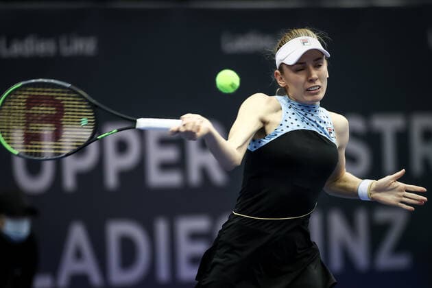 TENNIS - WTA, Tennis Damen Upper Austria Ladies Linz LINZ,AUSTRIA,08.NOV.21 - TENNIS - WTA Tour, Upper Austria Ladies Linz. Image shows Ekaterina Alexandrova (RUS).  GEPAxpictures xManfredxBinder