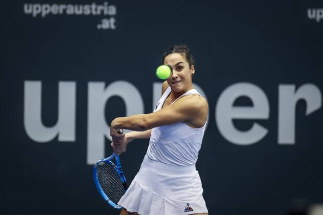 TENNIS - WTA, Tennis Damen Upper Austria Ladies Linz LINZ,AUSTRIA,08.NOV.21 - TENNIS - WTA Tour, Upper Austria Ladies Linz. Image shows Martina Trevisan (ITA).  GEPAxpictures xManfredxBinder