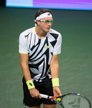 Denis Istomin, Uzbekistan, play against Filip Krajinovic, Serbia during the tennis tournament Stockholm Open November 8, 2021 STOCKHOLM Sweden x10080x,  Copyright: xFredrikxSandberg TTx STOCKHOLM OPEN 2021
