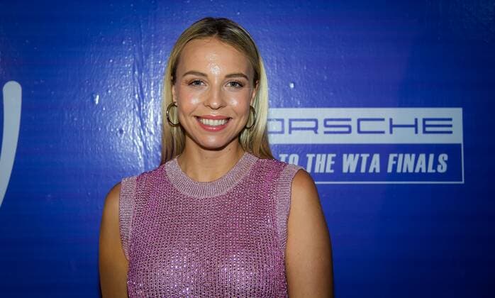 Mandatory Credit: Photo by Rob Prange Shutterstock (12594745p) Anett Kontaveit of Estonia during the draw ceremony of the 2021 Akron WTA, Tennis Damen Finals Guadalajara WTA tennis tournament 2021 Akron WTA Finals Guadalajara Monday Draw - 08 Nov 2021 2021 Akron WTA Finals Guadalajara Monday Draw - 08 Nov 2021  Copyright: xRobxPrange Shutterstockx 12594745p