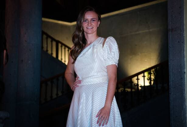 Mandatory Credit: Photo by Rob Prange Shutterstock (12594745ay) Barbora Krejcikova of the Czech Republic during the draw ceremony of the 2021 Akron WTA, Tennis Damen Finals Guadalajara WTA tennis tournament 2021 Akron WTA Finals Guadalajara Monday Draw - 08 Nov 2021 2021 Akron WTA Finals Guadalajara Monday Draw - 08 Nov 2021  Copyright: xRobxPrange Shutterstockx 12594745ay